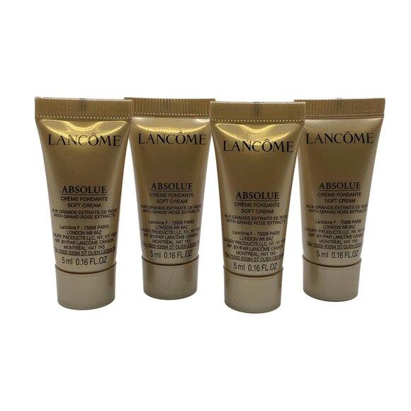 Lancome Other - 4x Lancome ABSOLUE Absolute Soft Cream Grand Rose Extracts 5 ml/0.16oz Travel